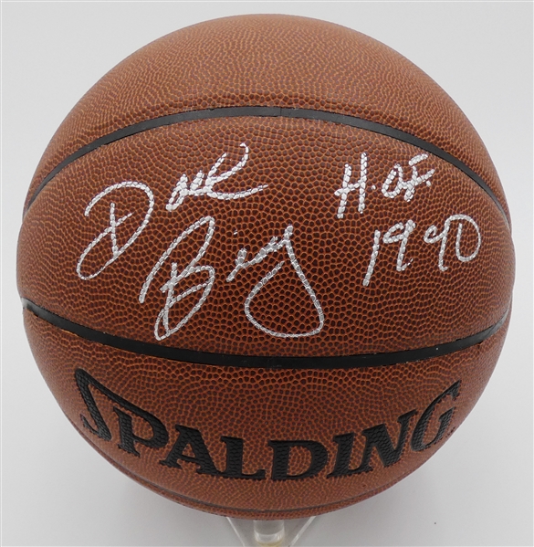 Dave Bing Autographed Basketball