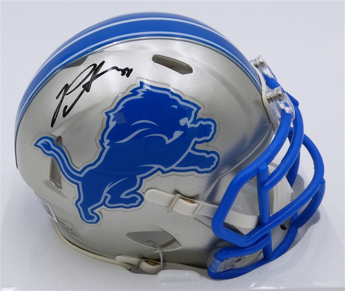 Penei Sewell Autographed Detroit Lions Mini Helmet
