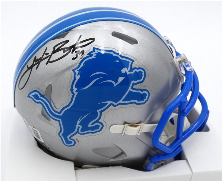 Jake Bates Autographed Lions Mini Helmet