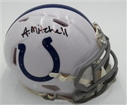 Adonai Mitchell Autographed Colts Mini Helmet