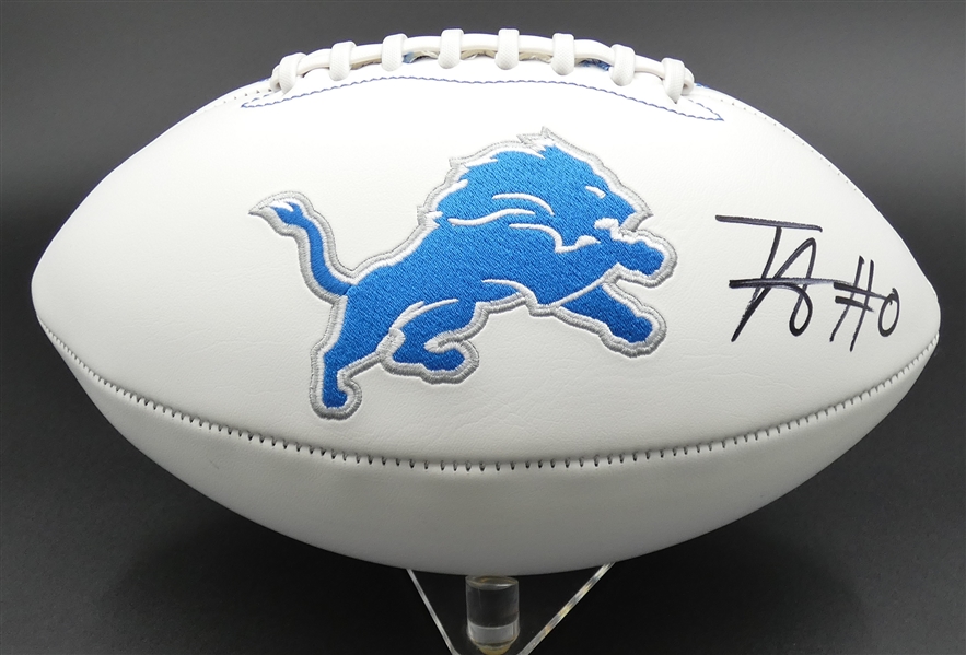 Terrion Arnold Autographed Lions Football