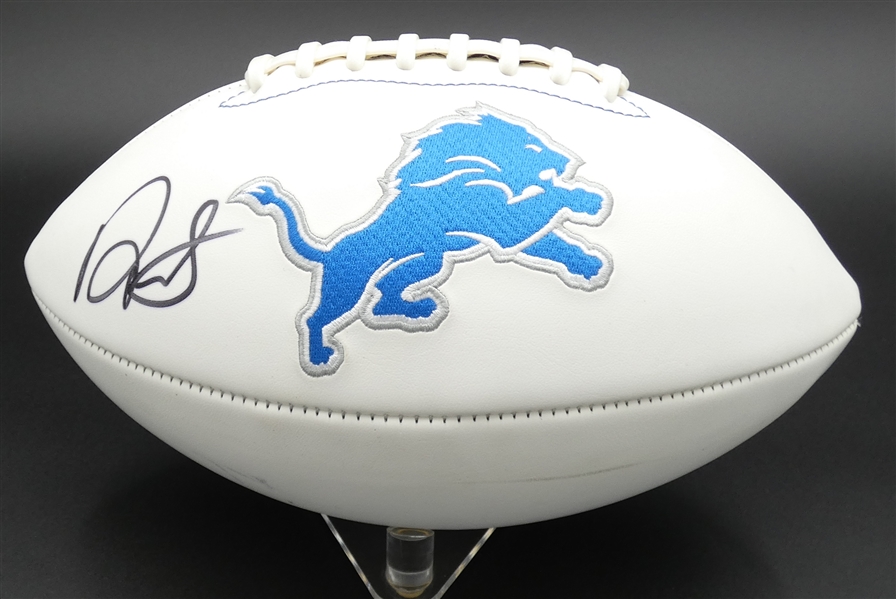 David Montgomery Autographed Lions Football