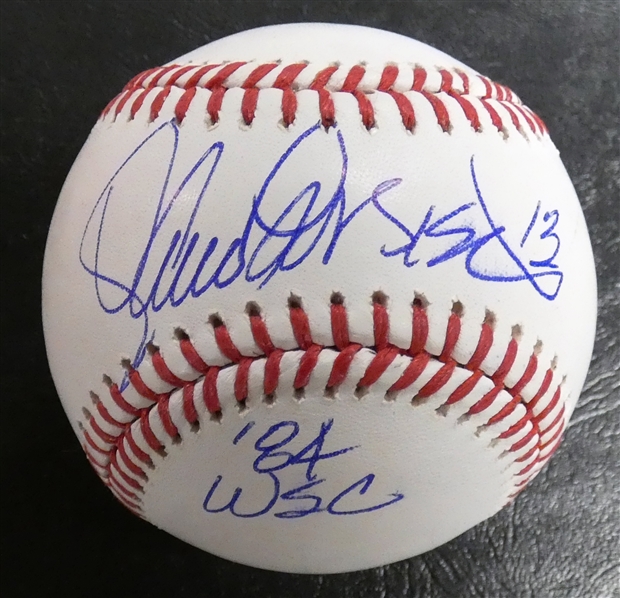 Lance Parrish Autographed Baseball