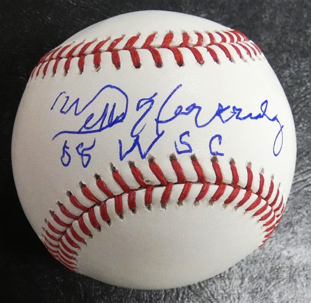 Willie Hernandez Autographed Baseball