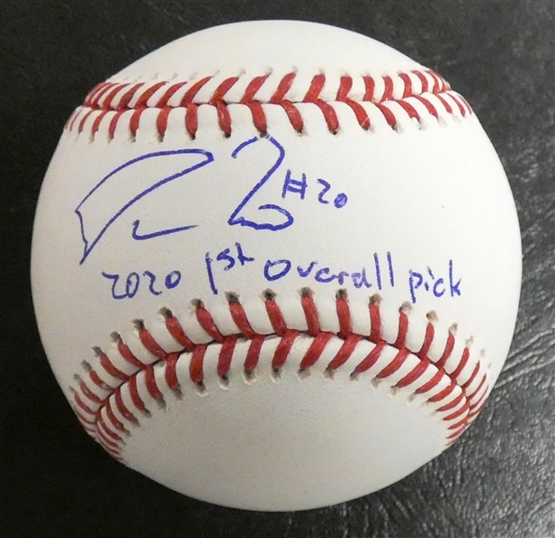 Spencer Torkelson Autographed Baseball w/ Debut