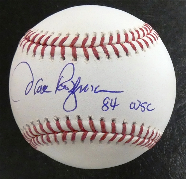 Dave Rozema Autographed Baseball