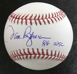 Dave Rozema Autographed Baseball