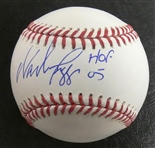 Wade Boggs Autographed Baseball w HOF