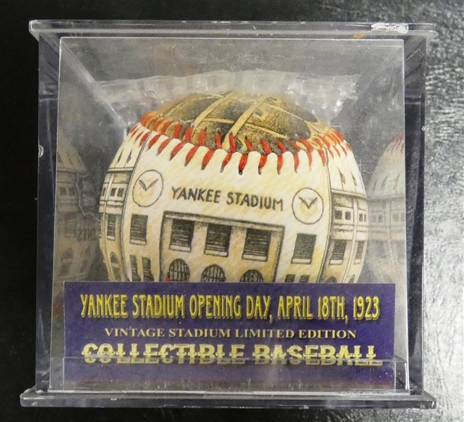 Yankee Stadium Opening Day 1923 Commemorative Baseball