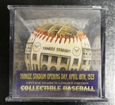 Yankee Stadium Opening Day 1923 Commemorative Baseball