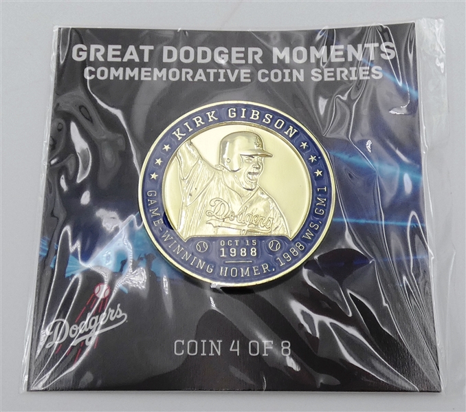 Kirk Gibson Commemorative Dodgers Coin