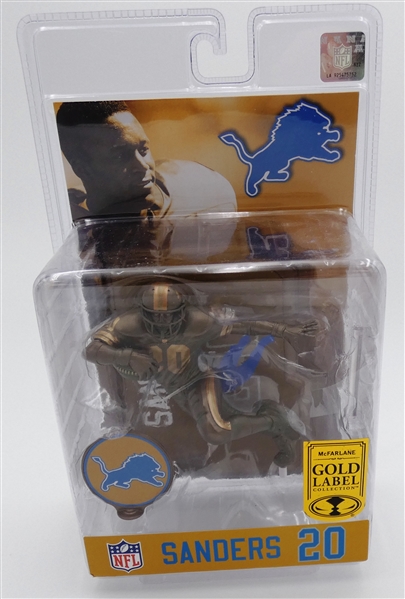 Barry Sanders Gold Series McFarlane