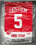 Nicklas Lidstrom Mini Retirement Banner