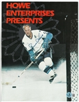 Gordie Howe Autographed Howe Enterprises Folder/Pamphlet