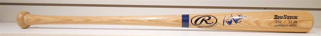 Torii Hunter Autographed Bat