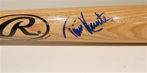 Torii Hunter Autographed Bat