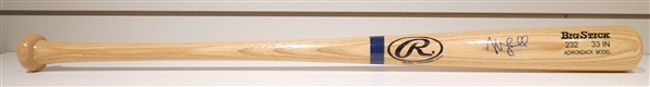 Mike Lowell Autographed Bat