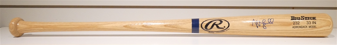 Mike Lowell Autographed Bat
