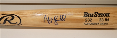 Mike Lowell Autographed Bat