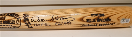 Willie McCovey Autographed Game Model Bat