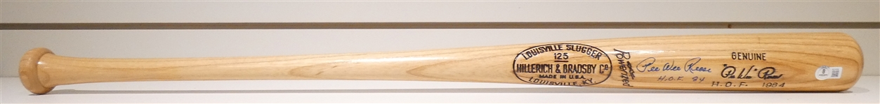 Pee Wee Reese Autographed Game Model Bat