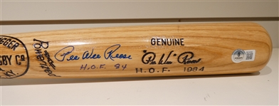 Pee Wee Reese Autographed Game Model Bat