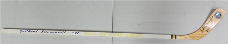 Gilbert Perreault Autographed Commemorative Stick