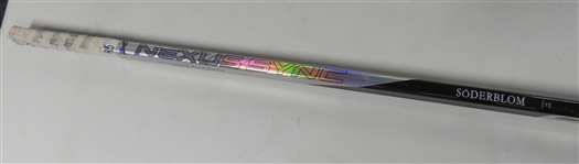 Elmer Soderblom Game Used Stick
