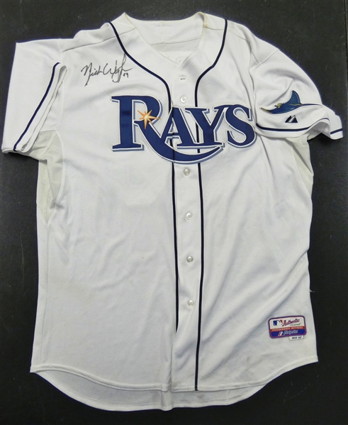 Nick Weglarz Game Worn 2013 Spring Training Rays Jersey