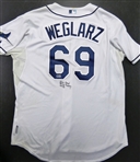 Nick Weglarz Game Worn 2013 Spring Training Rays Jersey