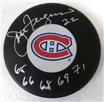 John Ferguson Autographed Canadiens Puck