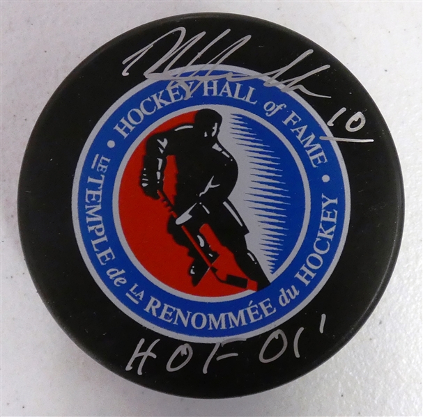 Dale Hawerchuk Autographed HOF Puck