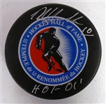 Dale Hawerchuk Autographed HOF Puck