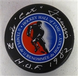 Emile Cat Francis Autographed HOF Puck
