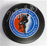 Henri Richard Autographed HOF Puck