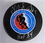 Phil Esposito Autographed HOF Puck