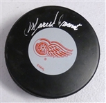 Marcel Pronovost Autographed Red Wings Puck