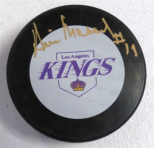 Howie Menard Autographed Kings Puck