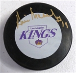 Howie Menard Autographed Kings Puck