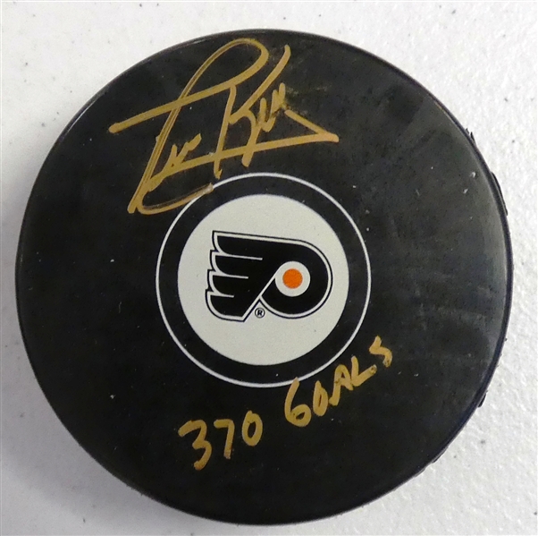 Tim Kerr Autographed Flyers Puck