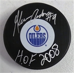 Glenn Anderson Autographed Oilers Puck