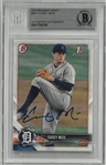 Casey Mize Autographed 2018 Bowman Draft
