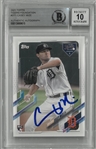 Casey Mize Autographed 2021 Topps Tigers Foundation Rookie Card