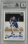 Harry Watson Autographed 1991 Ultimate