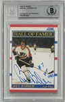 Bill Barber Autographed 1990/91 Score