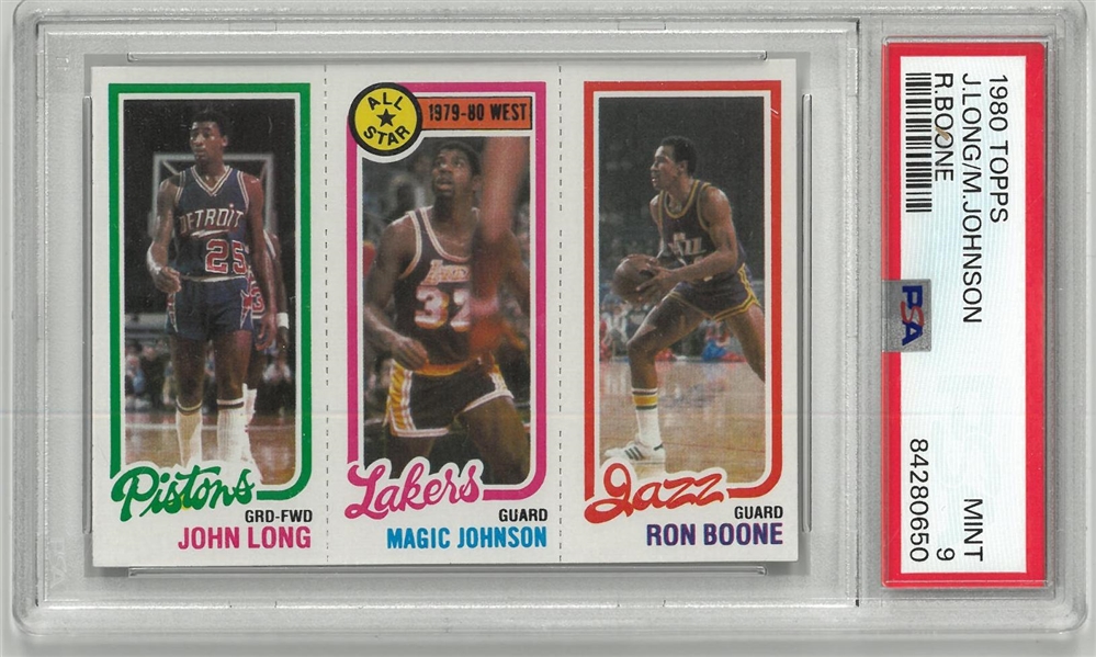 Magic Johnson 1980 Topps PSA 9 Rookie Card All Star