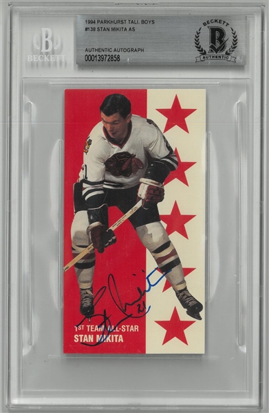 Stan Mikita Autographed 1994 Parkhurst