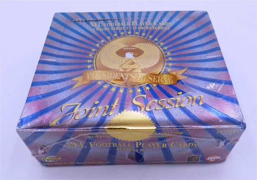 1996 Collectors Edge Presidents Reserve Football Box