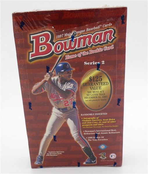 1997 Bowman Baseball Series 2 Box