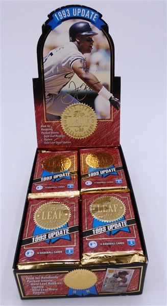 1993 Leaf Update Baseball Box